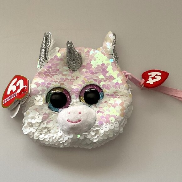 TY FASHON FLIPPY SEQUIN WRISTLET DIAMOND THE UNICORN - Picture 1 of 12